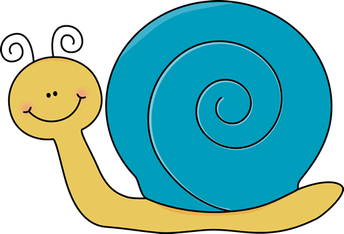 Cute Snail - Snail Clipart (500x340)
