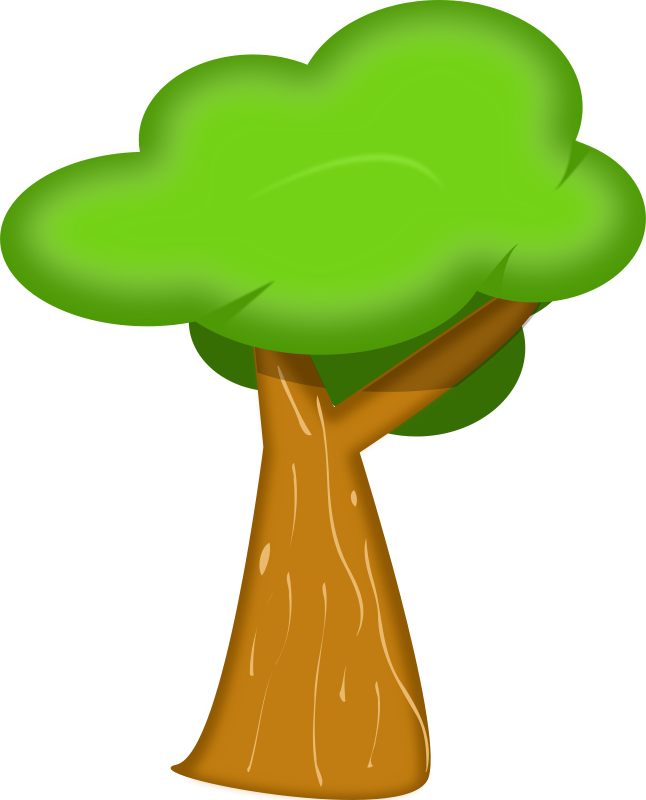 Free Vector Soft Trees Clip Art - Free Vector Soft Trees Clip Art (646x800)