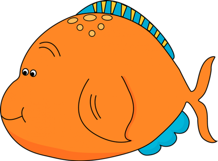 Download - Orange Fish Clipart (728x538)