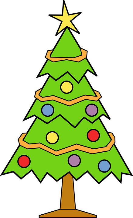 Christmas Tree Christmas Background - Christmas Tree Clipart Transparent Background (438x720)