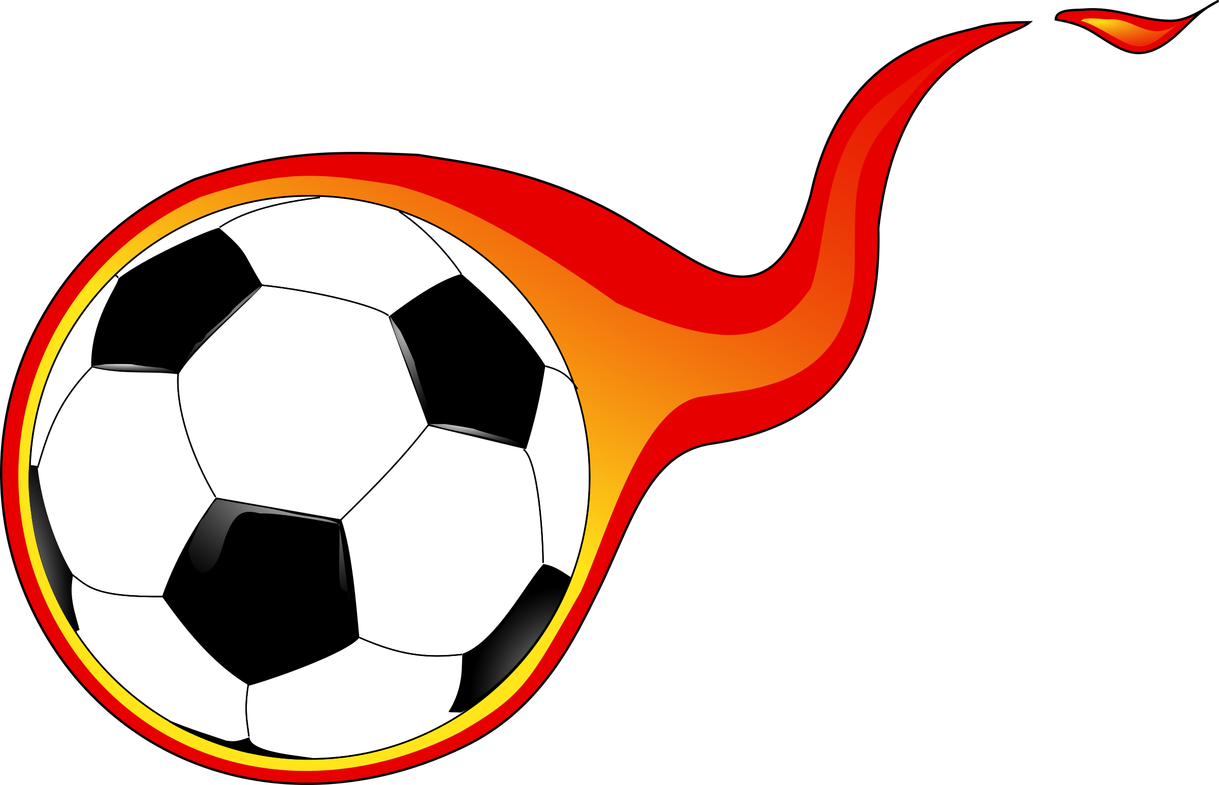 Big Image - Soccer Ball Clip Art (2400x1546)