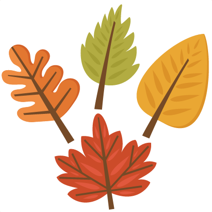 Fall Leaf Set Svg Cutting S For Scrapbooking Svg - Cute Fall Leaves Clipart (432x432)