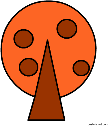 Free Orange Tree Clip Art - Mixed Martial Arts Clothing (450x450)