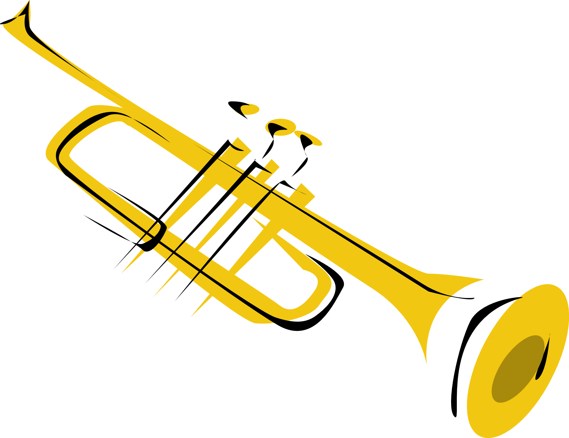 Trumpet Clip Art Free Clipart Images - Jazz Instruments Clip Art (1969x1517)