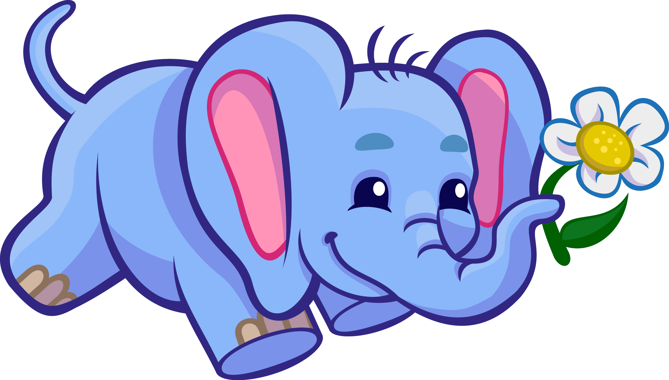 Lcdjg9ygi Elephant Animals Clip Art - Clip Art Elephant (2661x1515)