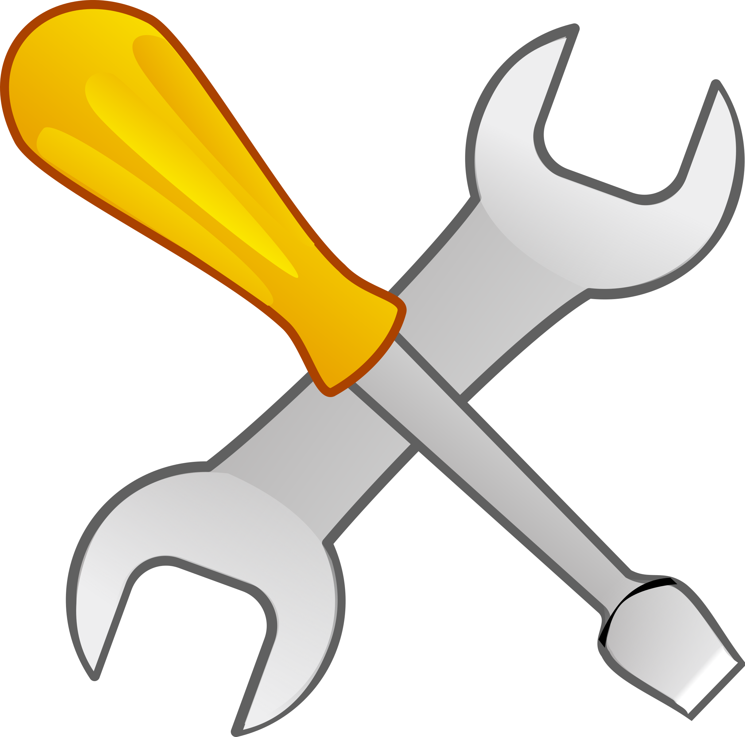 Screwdriver And Wrench Vector Clipart Free Public Domain - Tools Clip Art (2427x2400)
