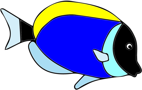 Starfish Clipart Dory Fish Pencil And In Color Clip - Fish Dory Clip Art (500x345)