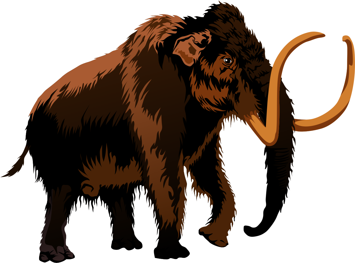 Extinct Animals Clipart Free To Use Public Domain Clip - Woolly Mammoth Clipart (1378x1030)