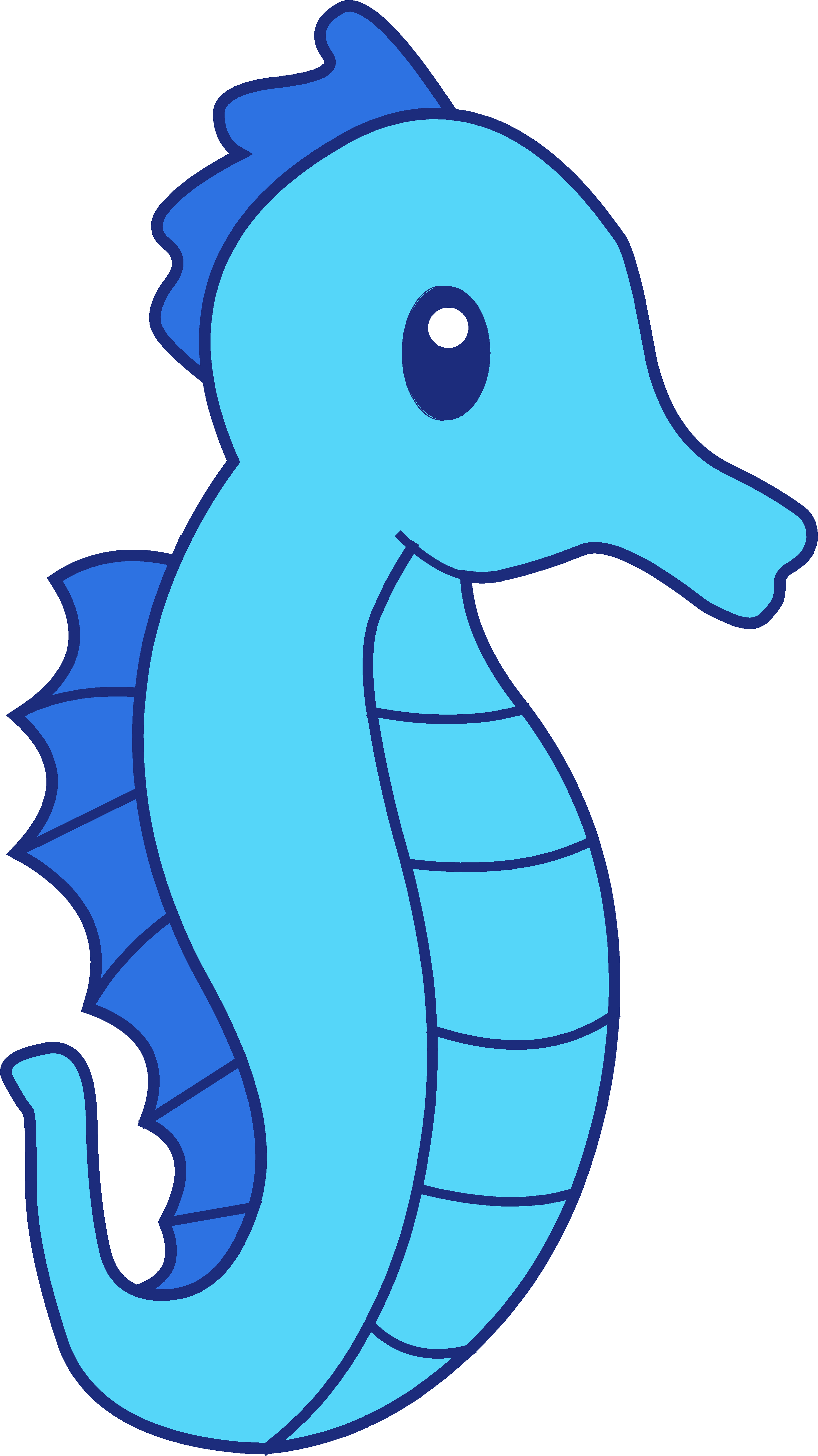 Cute Fish Clip Art Free Clipart Images - Seahorse Clipart (3260x5801)