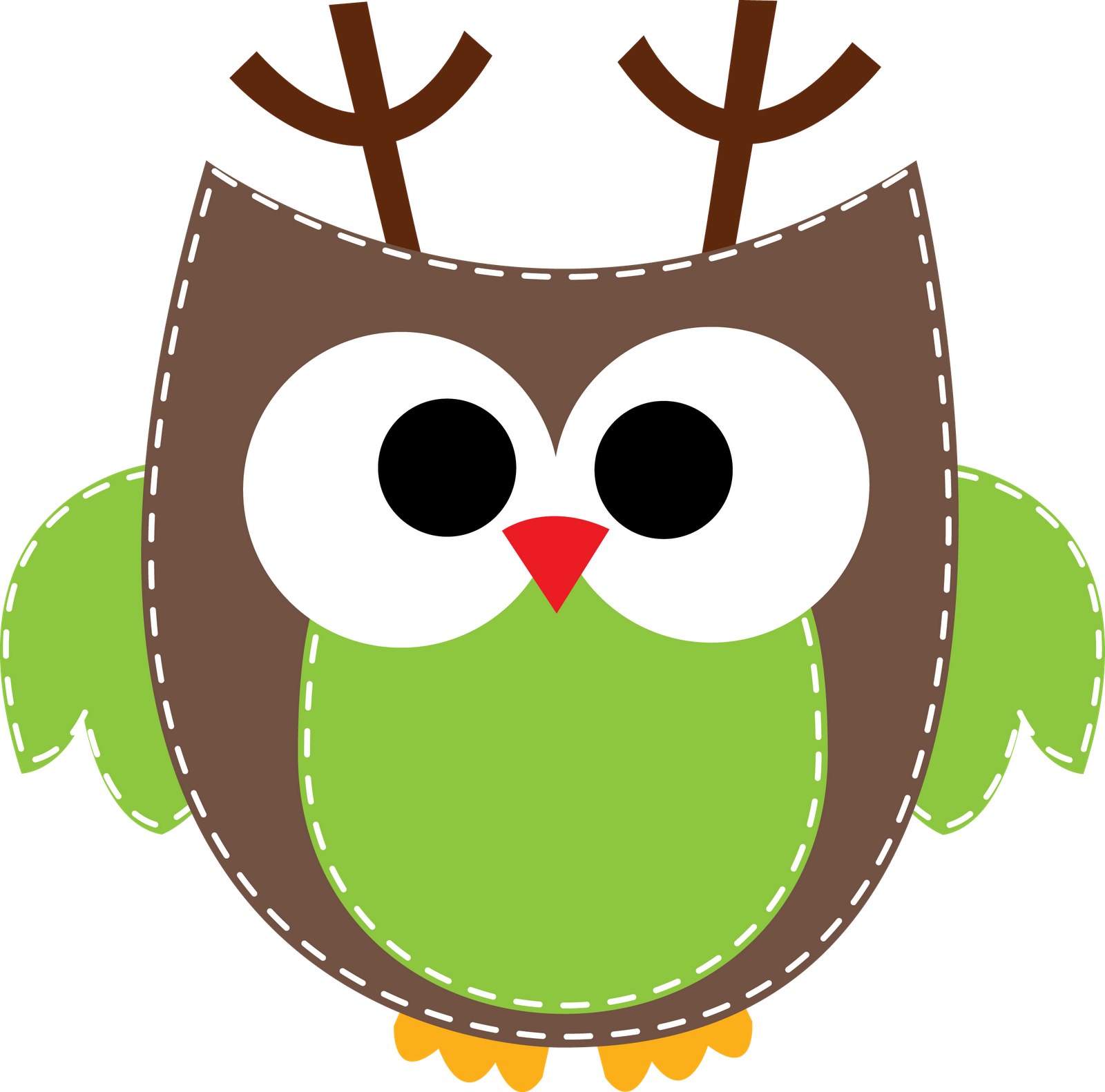 Holidays Owl Clip Art - Owl Border Clip Art (1600x1582)