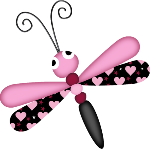 Bugs °• - ‿✿⁀° - Libelula Clipart (500x497)