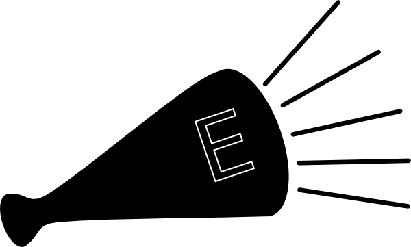 Megaphone Clip Art - โทร โข่ง Vector (600x361)