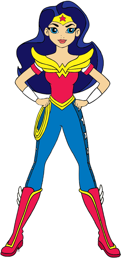 Supergirl Batgirl Batgirl Wonder Woman - Dc Superhero Girls Wonder Woman (425x902)