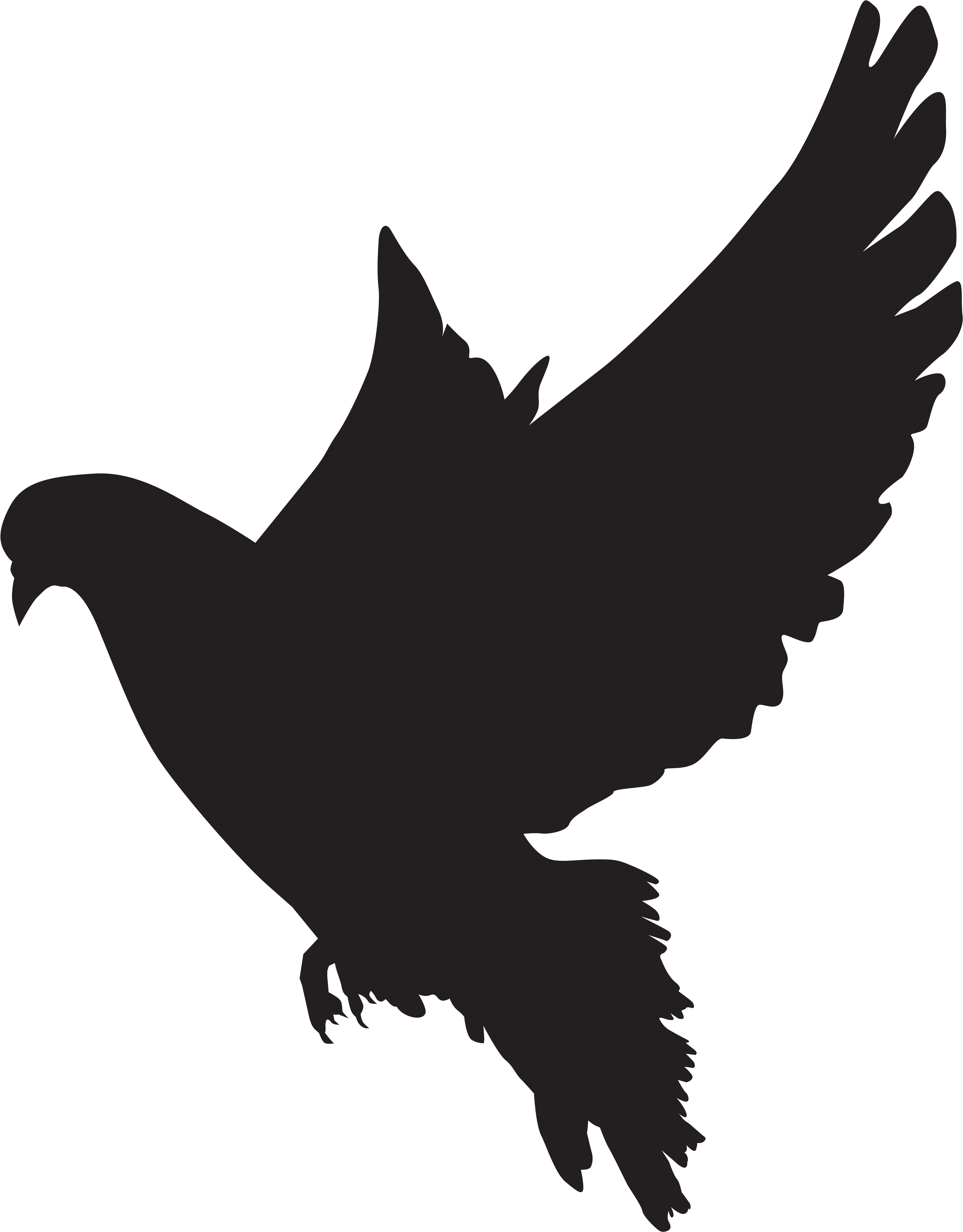 Dove Silhouette Png Clip Art Imageu200b Gallery Yopriceville - Dove Silhouette Png Clip Art Imageu200b Gallery Yopriceville (6510x8000)