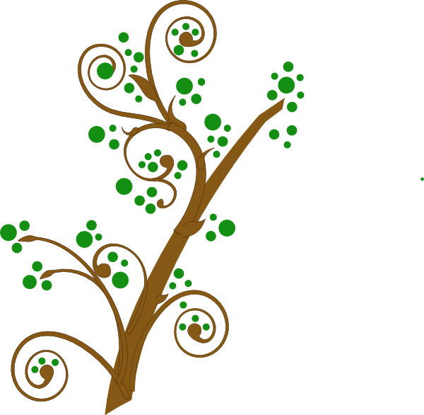 Brown And Green Tree Branch Clip Art At Clker - Brown And Green Tree Branch Clip Art At Clker (600x586)