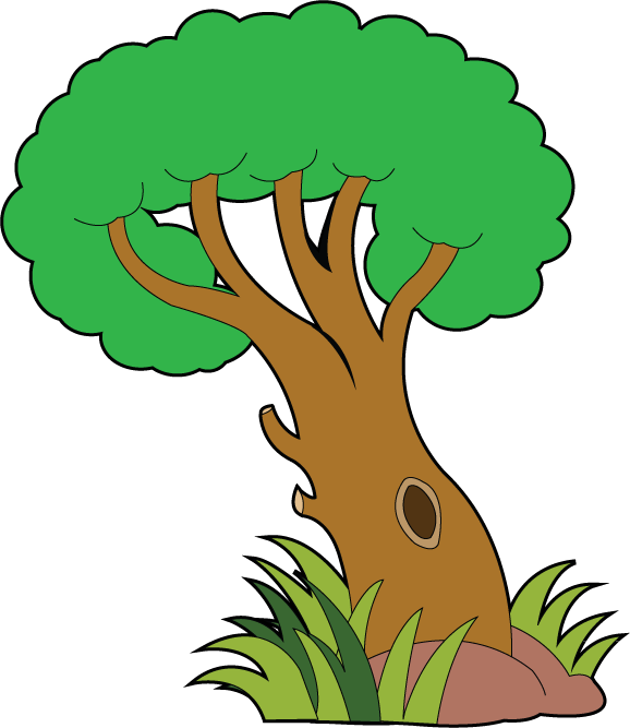 Nature Tree Clipart - Trees And Plants Clipart (578x667)