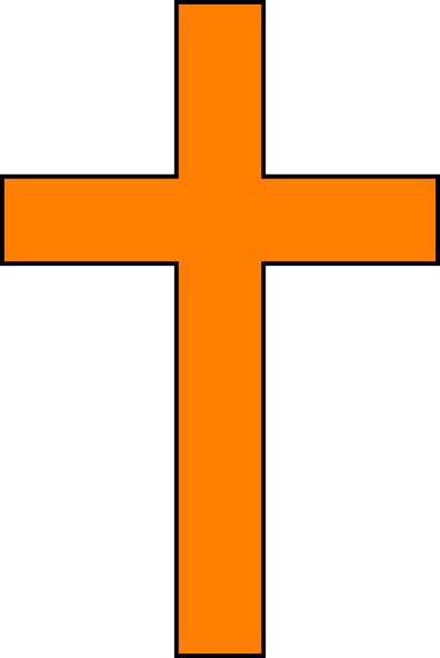 Cross Clip Art At Clker - Cross Of Jesus Clip Art (396x592)
