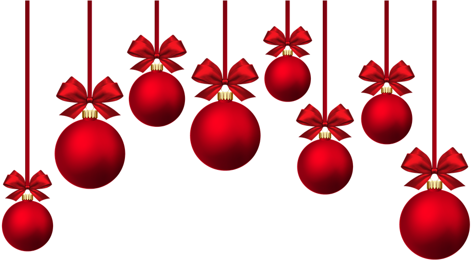 Christmas Baubles Bows Holidays The Background - Immagini Palle Di Natale (960x528)