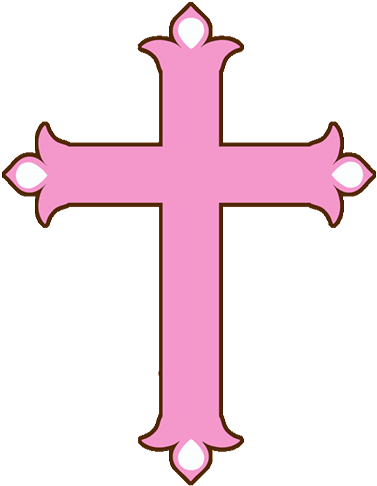 Baptism Cross For Girl Baptism Cross Cliparts Free - Holy Cross For Christening (600x512)
