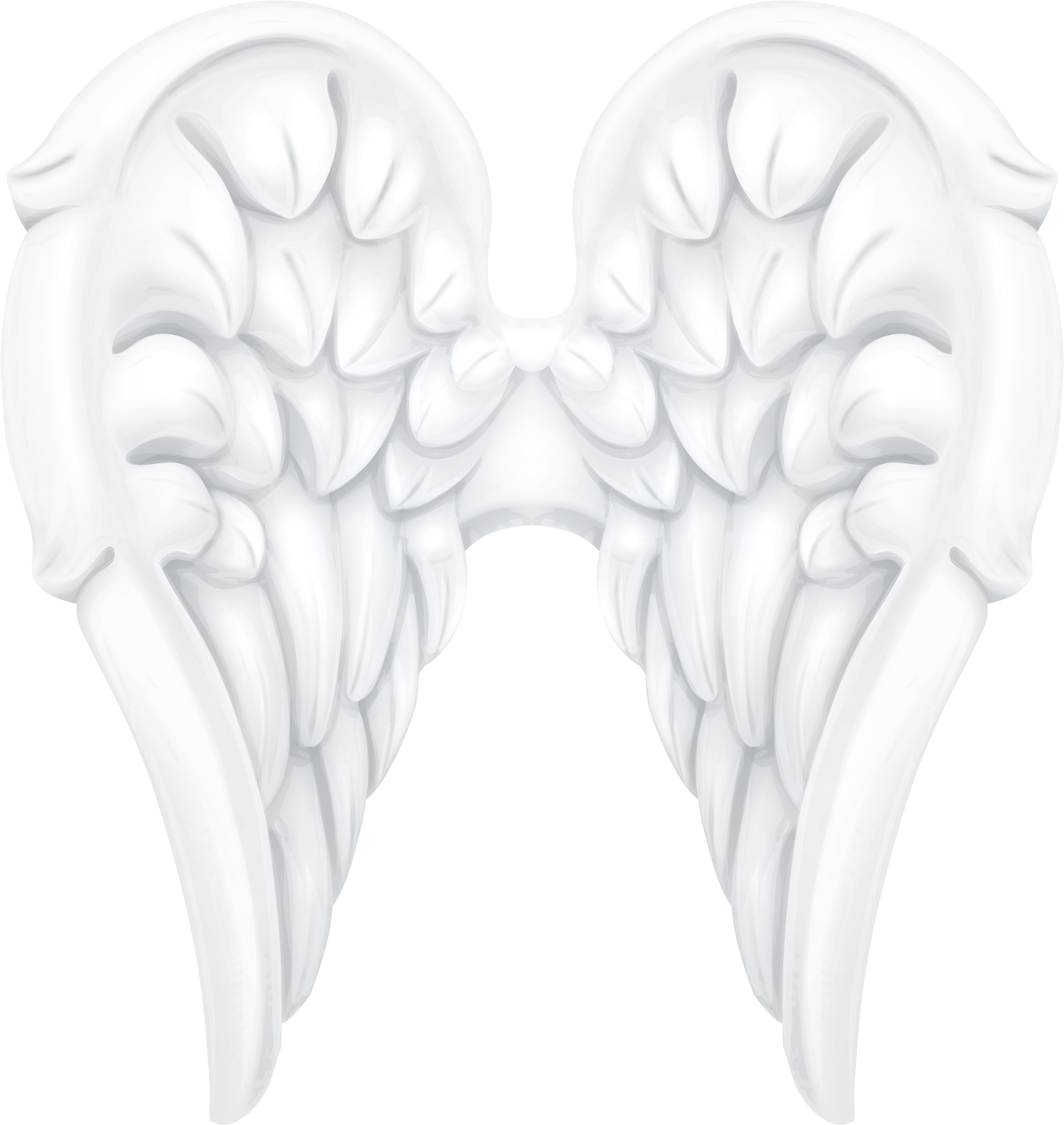 White Angel Wings Clip Art Image - White Angel Wings Png (4729x5000)