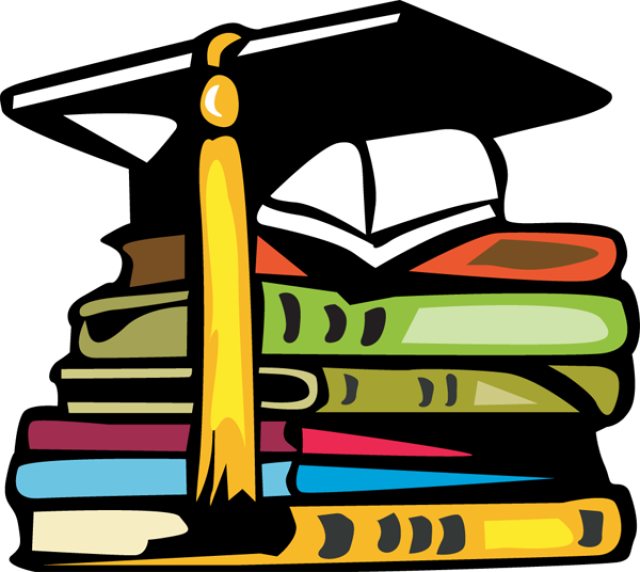 Stack Of Books Image Stack Clipart School Book Clip - Books And Pencils Clipart (640x572)