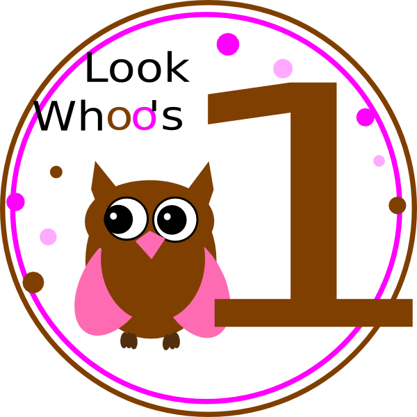 Owl Birthday Clip Art At Clker - Clip Art (600x600)