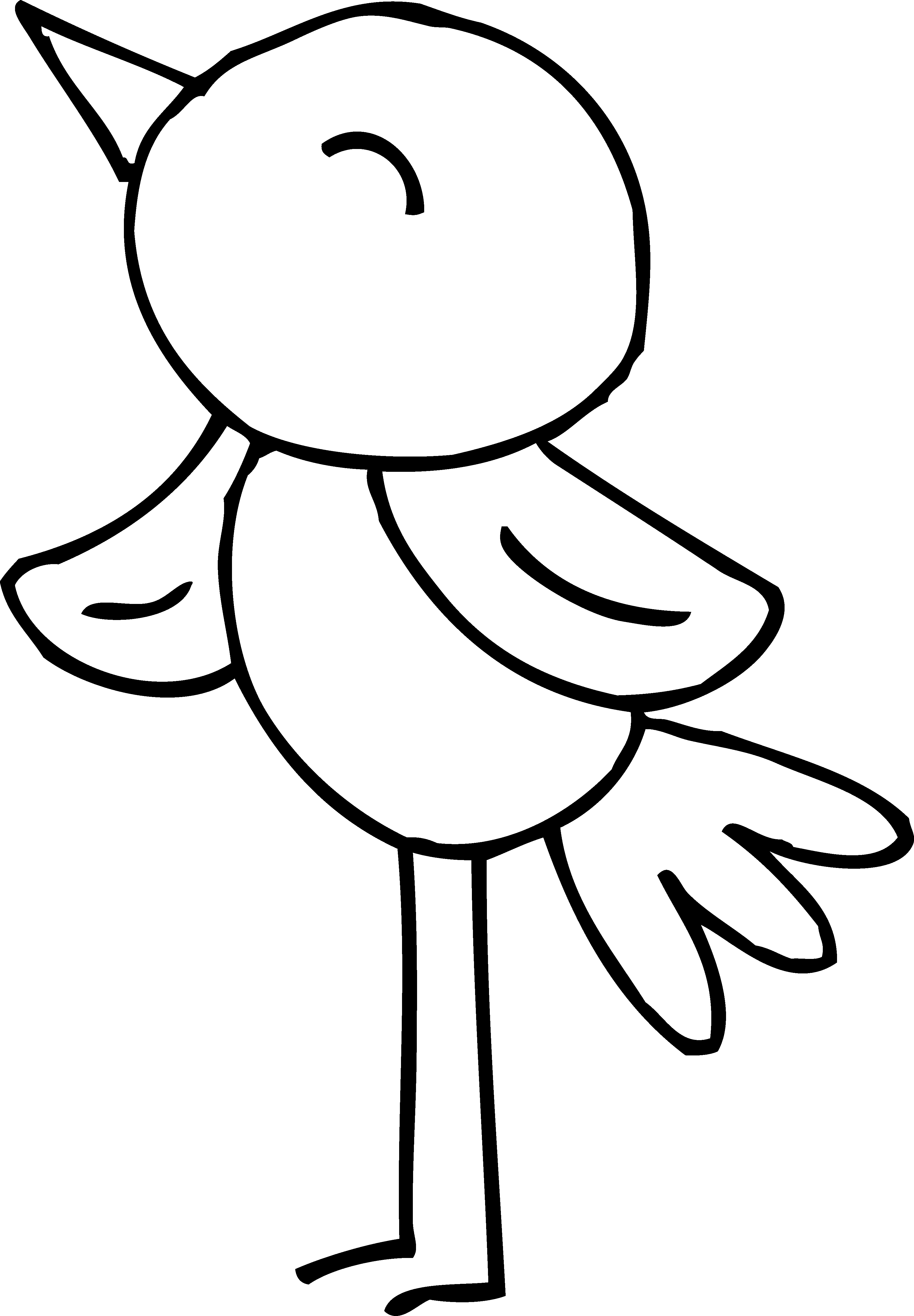 Black And White Tree Clipart Spring Tree Clipart Black - White (3467x4990)