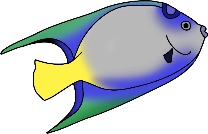 Colorful Fish Clip Art - Transparent Background Fish Clipart (741x591)