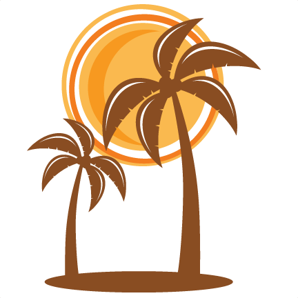 Palm Tree Svg Scrapbook Cut File Cute Clipart Files - Scalable Vector Graphics (432x432)