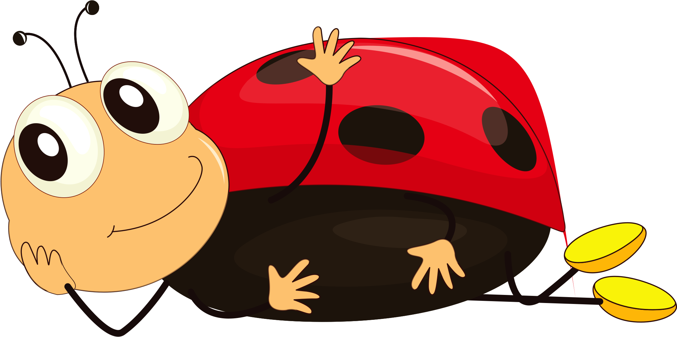 Bugs Clipart Animated - Cartoon Images Of Insect (2400x1513)