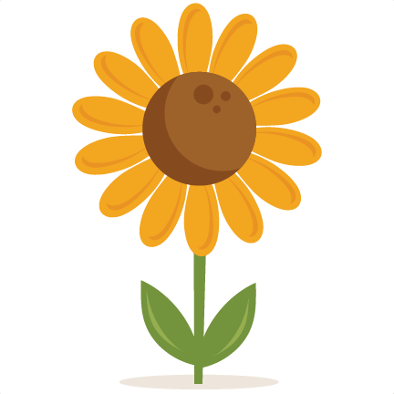 Sunflower Svg Scrapbook Cut File Cute Clipart Files - Sunflower Miss Kate Cuttables (432x432)