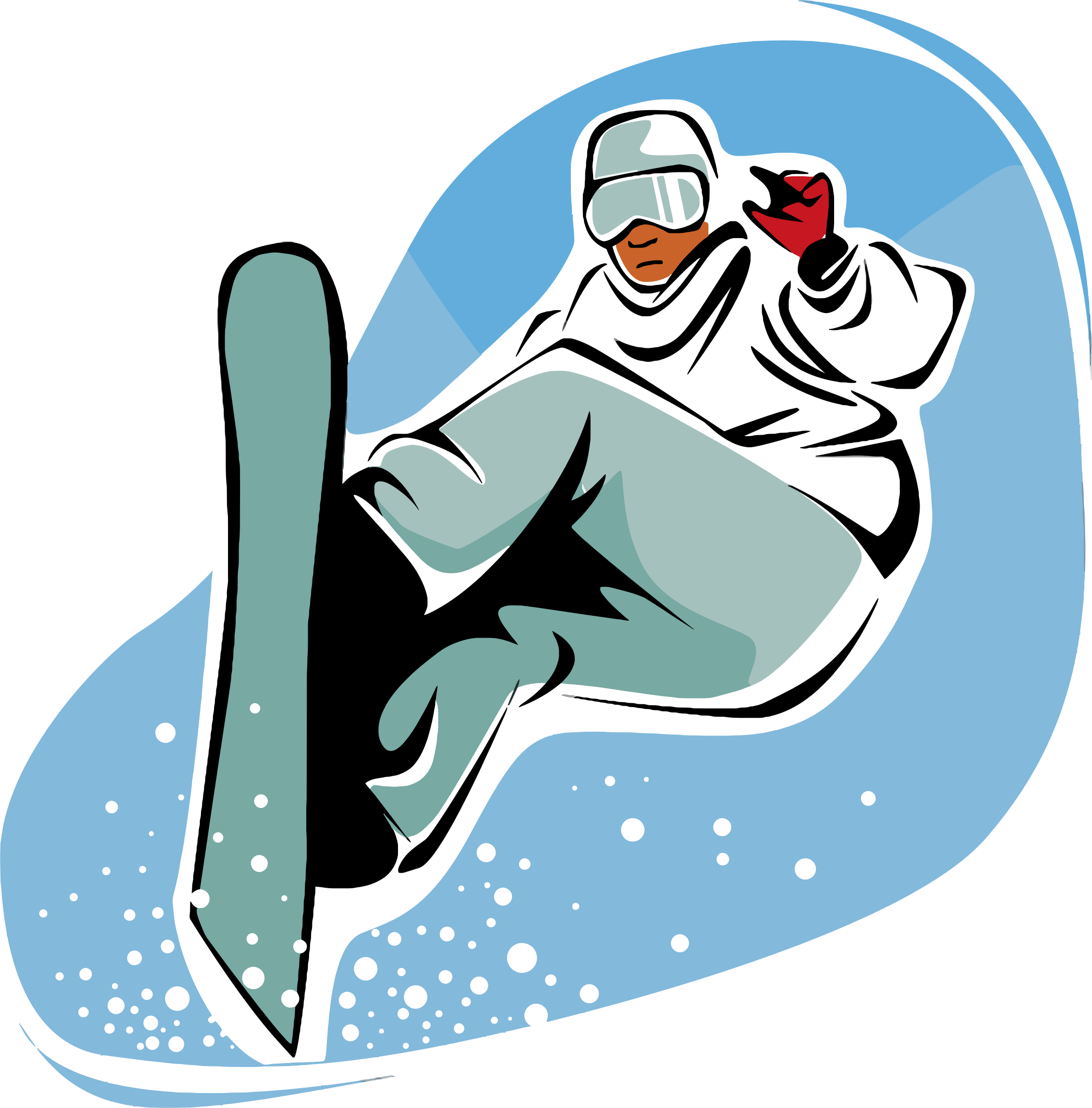 Big Image - Snowboarding Png (2261x2294)