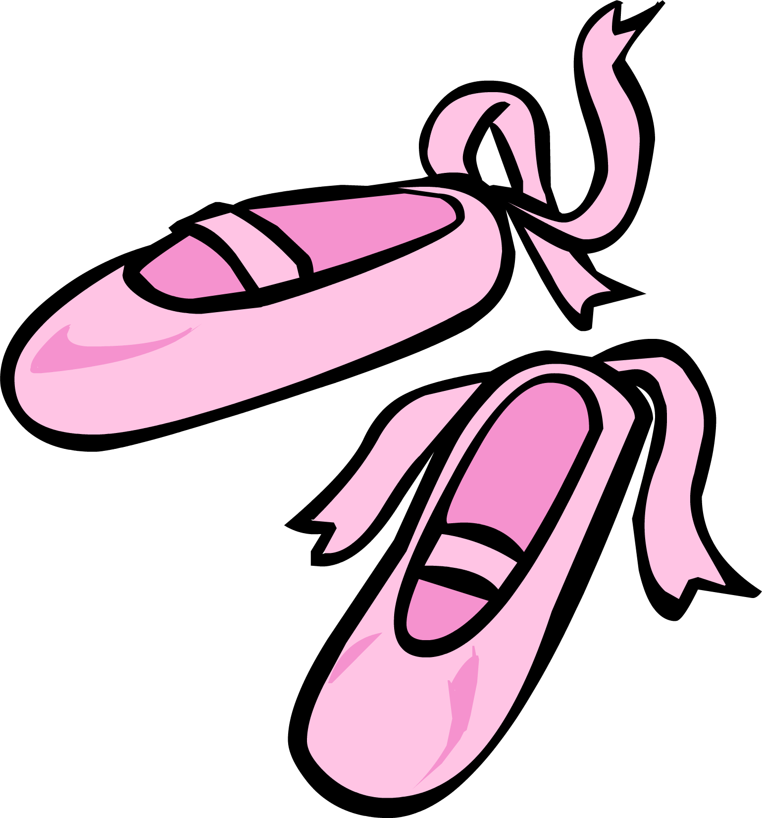 Eagles Football Logos Clipart - Ballet Shoes Clipart (1539x1651)