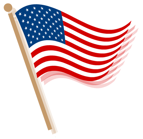 Clipart Info - American Flag Clip Art (480x480)