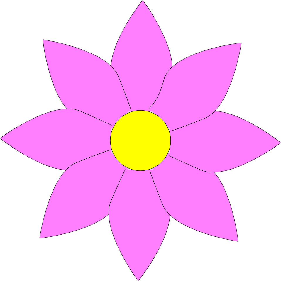 Sunflower - Clipart Flower No Background (958x958)