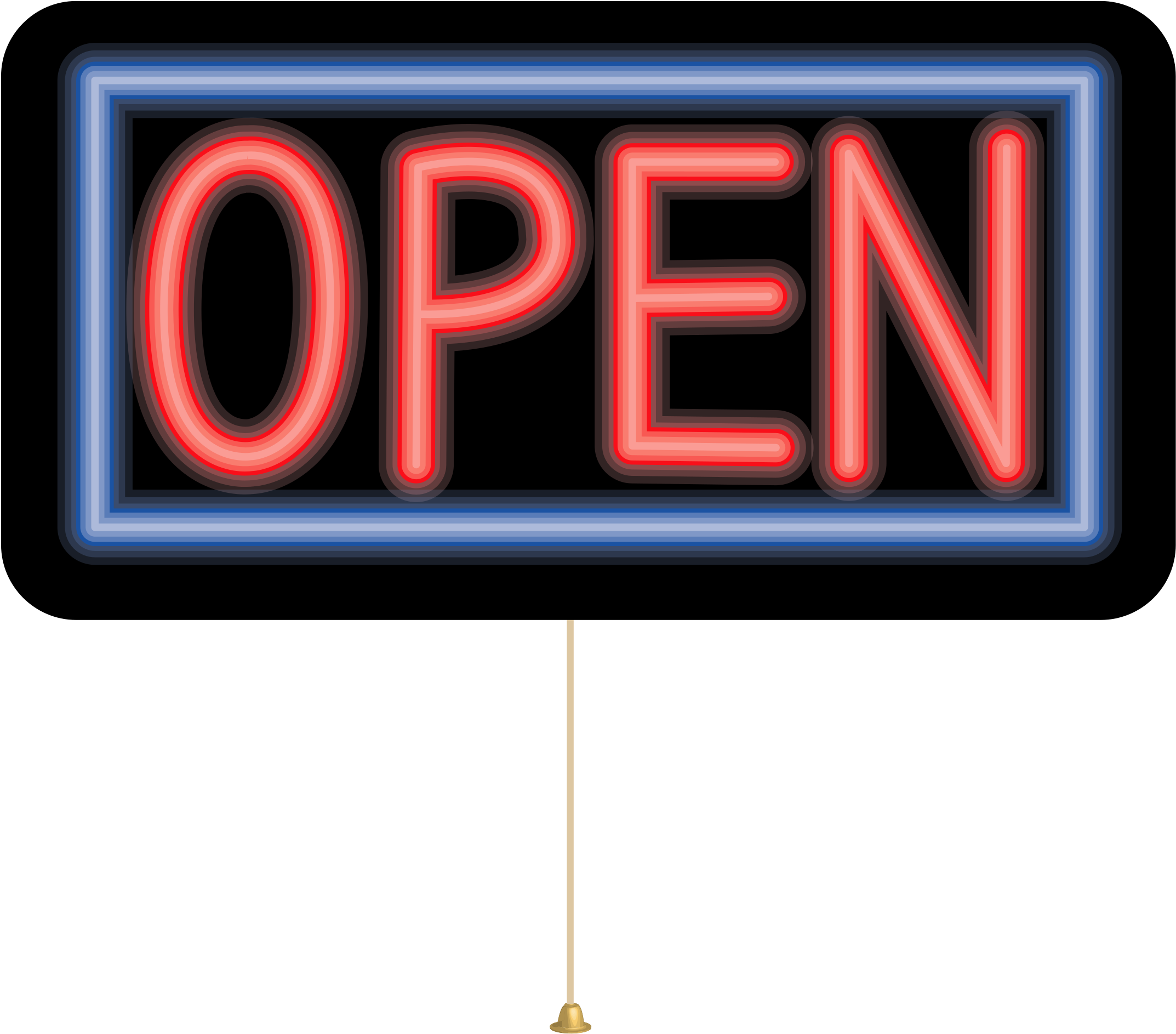 Открыто png. Open неон.
