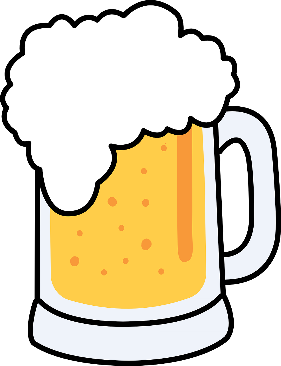 Free To Use Amp Public Domain Beer Clip Art - Beer Clipart (985x1280)
