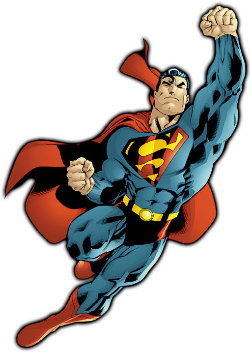 Superman Clipart Transparent Png - Superman 2001 (568x788)