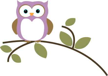 Owl On A Leafy Branch - Owl On A Leafy Branch (443x311)