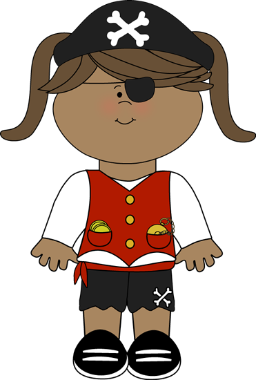 Pirate Girl - Pirate Girl Clip Art (371x550)