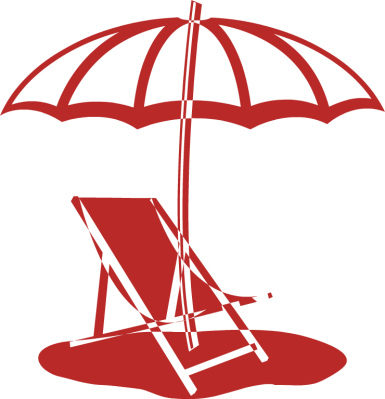 Related Pictures Beach Chair Clip Art Beach Umbrella - Beach Chair And Umbrella (385x399)