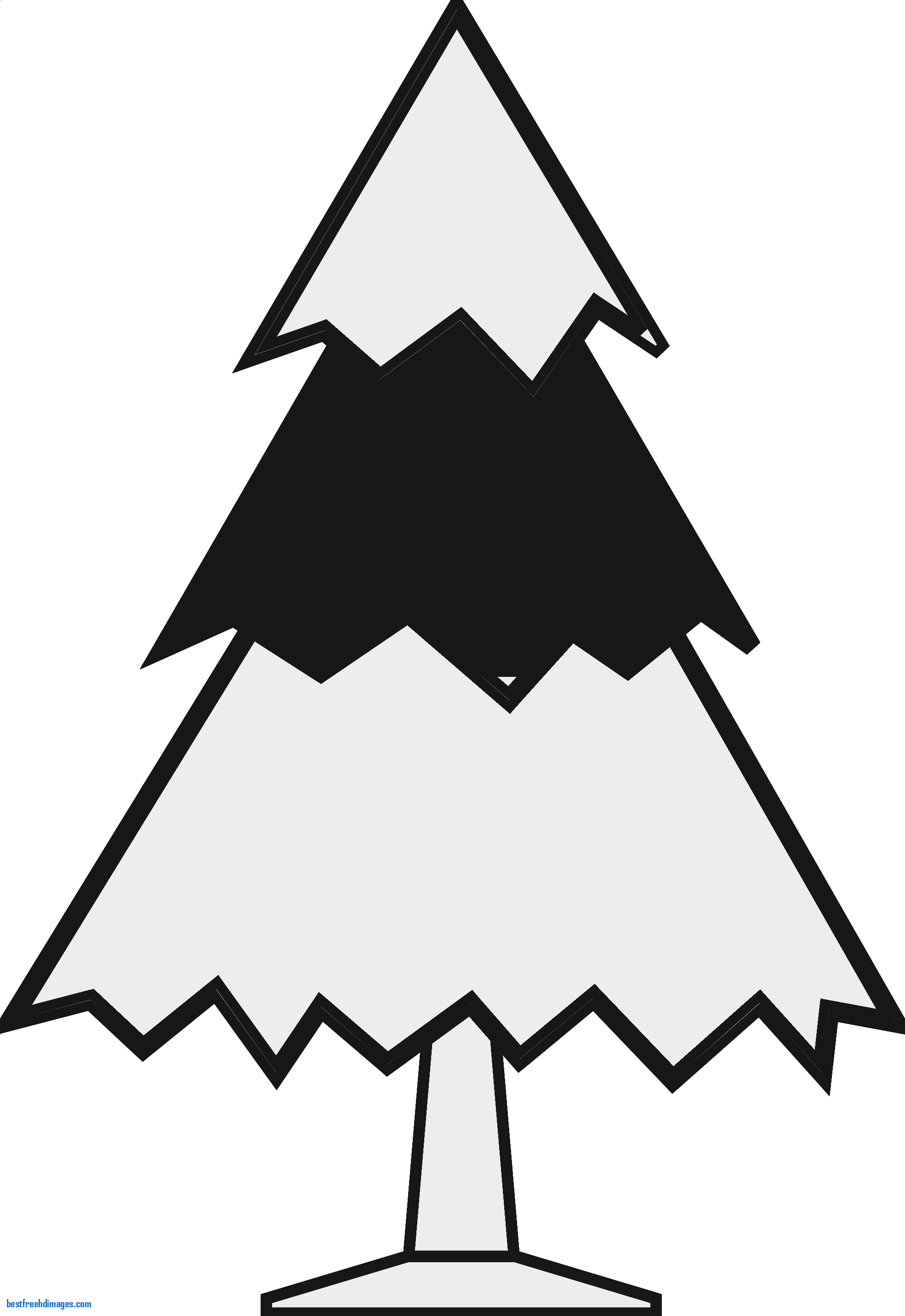 Spectacular Boy Dog Christmas Tree Clip Art Black And - Tree Line Drawing Clip Art (1969x2862)