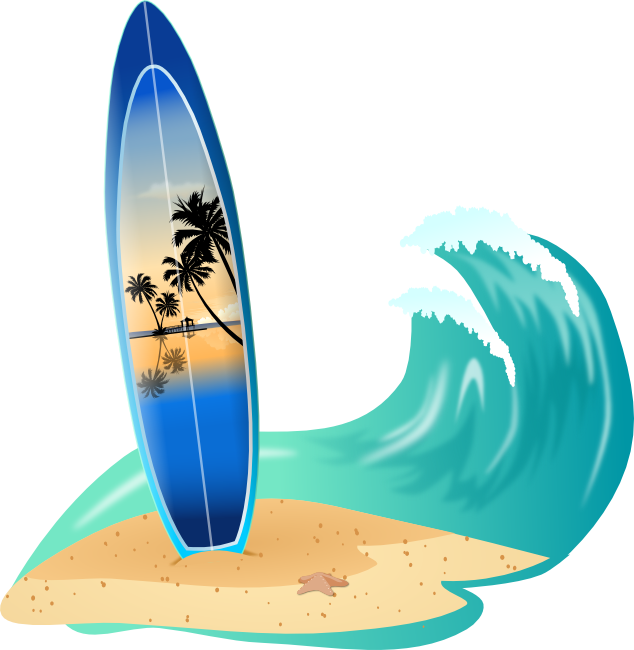 Cartoon Surfboard Clipart Free Clip Art Images - Cartoon Surfboard Clipart Free Clip Art Images (634x650)