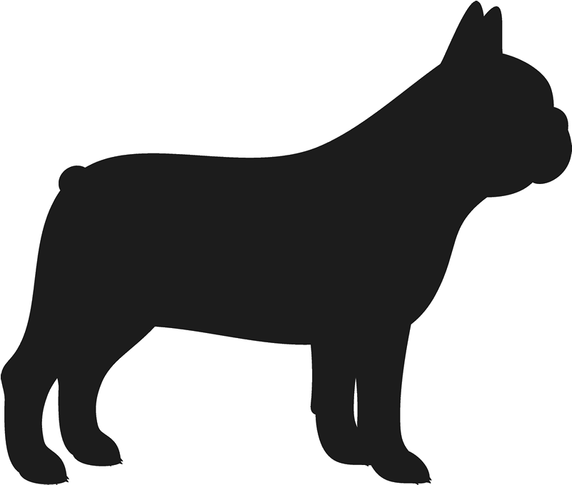 French Bulldog Stamp Dog, Cat Amp Fur Baby Stamps - French Bulldog Silhouette (800x800)
