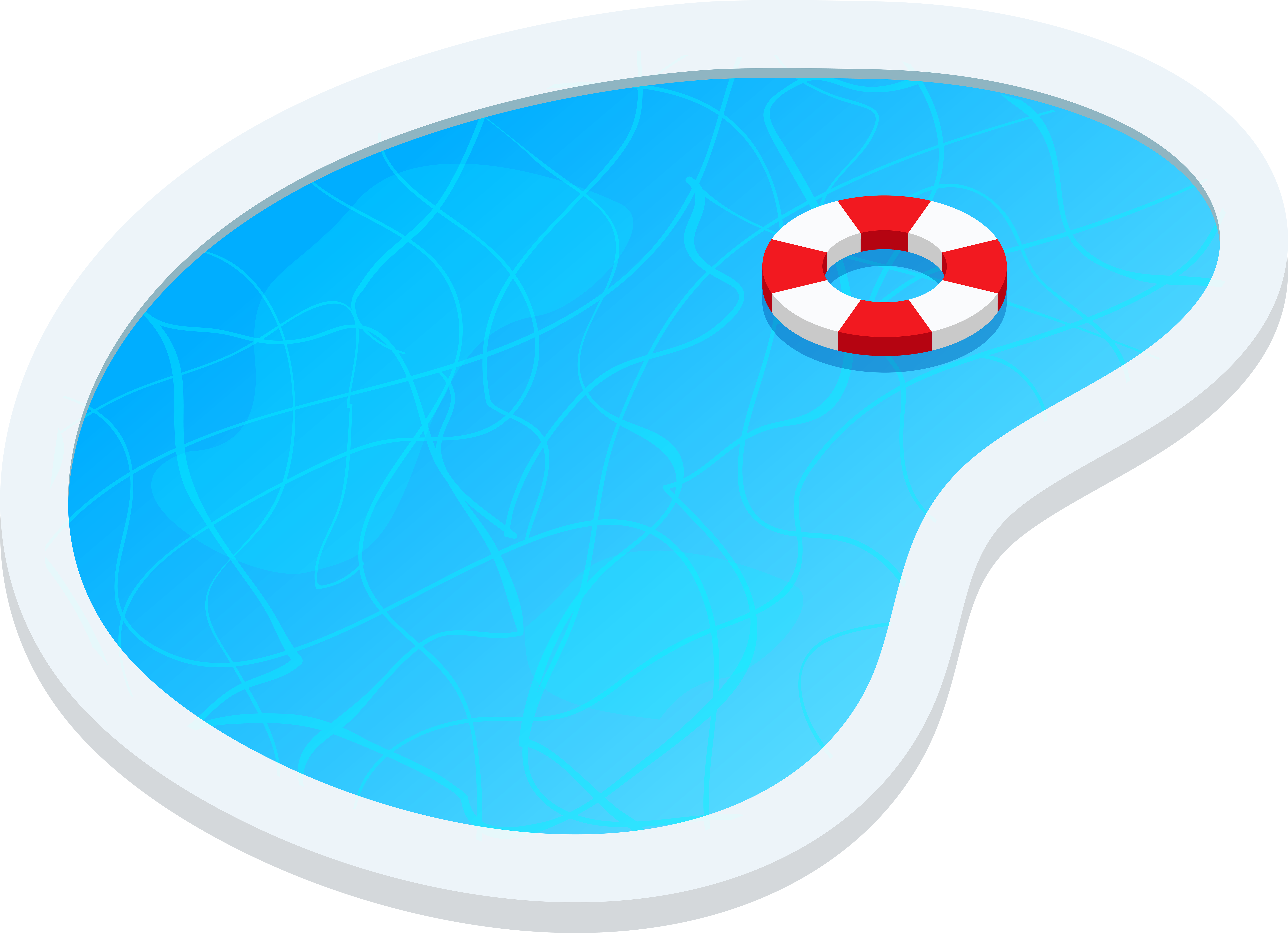 Swimming Pool Oval Png Clip Art - Clip Art (8000x5792)