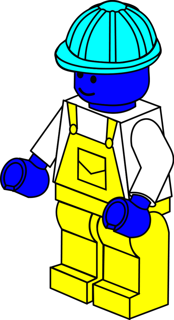 Lego Clip Art - Lego Colouring Pages Free (600x1098)