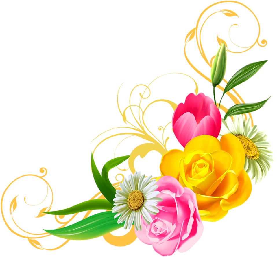 Png Clipart Floral Clipart Png Danielbentley Ideas - Flower Png (1024x1024)
