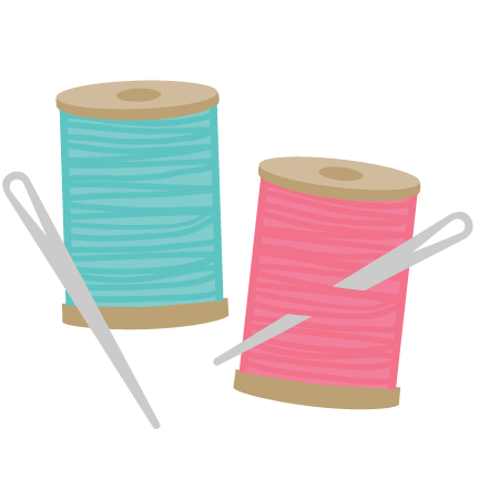 Deluxe Needle And Thread Clip Art Needle Thread Svg - Sewing Thread And Needle (432x432)