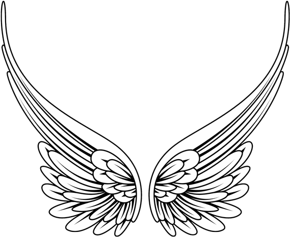 Image Of Angel Wing Clipart 1 Free Clipart Angel Wings - Free Clipart Angel Wings (600x497)
