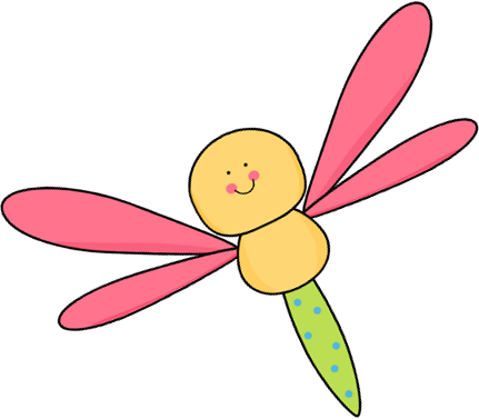 Cute Dragonfly Cliparts - Cute Dragon Fly (431x377)